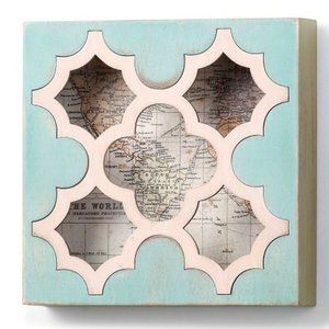 The Nathan Murrell Collection Map Shadow Box NEW